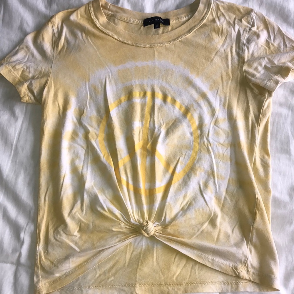Yellow Tie Dye Shirt
